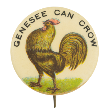 Genesee Can Crow Beer Button Museum