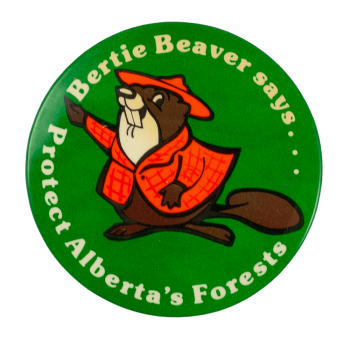 Bertie Beaver Says...Beavers Busy Beaver Button Museum