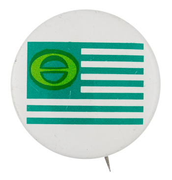 Ecology American Flag Cause Button Museum