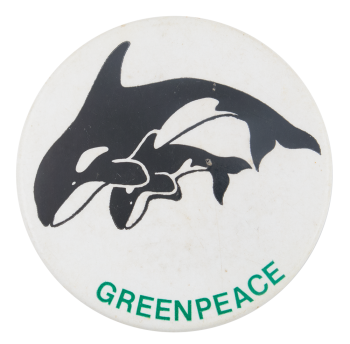 Greenpeace Orca Cause Button Museum