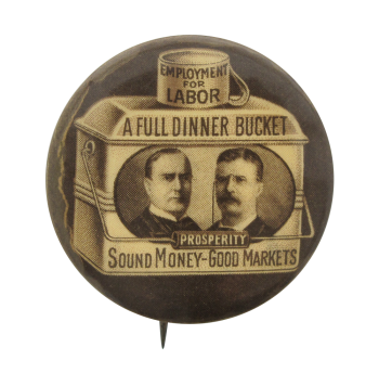 Employment For Labor Brown Cause Political Button Museum