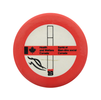 Health and Welfare Canada Cause Button Museum