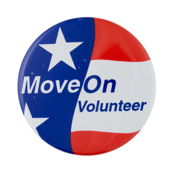 Move On Volunteer Club Button Museum