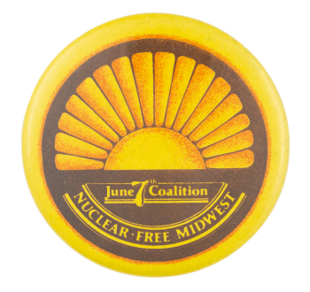 Nuclear Free Midwest Cause Button Museum