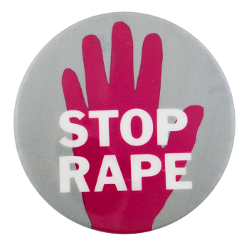 Stop Rape Cause Button Museum