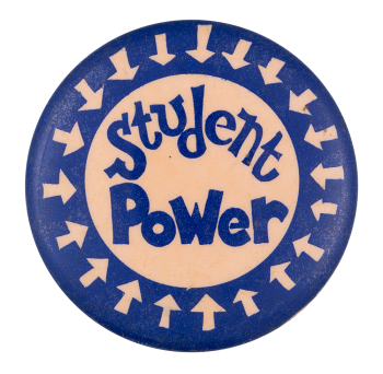 Student Power Cause Button Museum