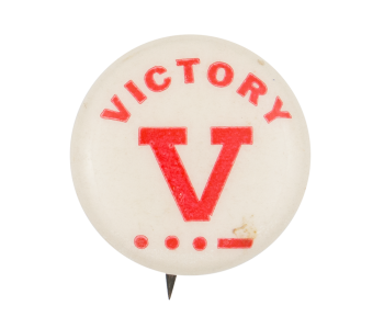 Victory Morse Code Cause Button Museum