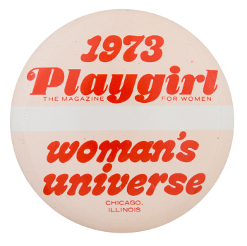 1973 Playgirl Magazine Chicago Button Museum