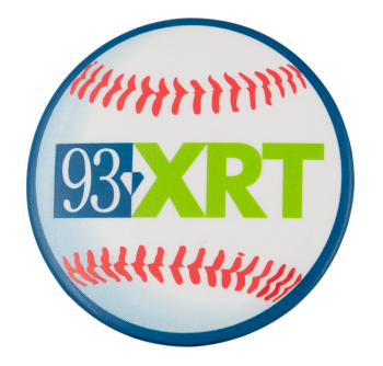 93XRT Baseball Chicago Button Museum