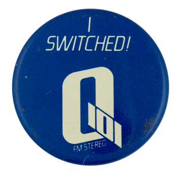 I Switched Q101 Chicago Busy Beaver Button Museum