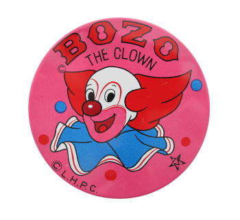 Bozo the Clown Pink Chicago Button Museum