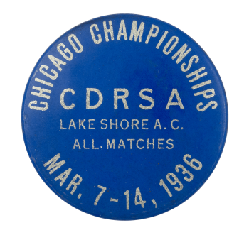 CDRSA Chicago Championships 1936 Chicago Button Museum