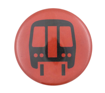 Chicago Elevated Train Red Chicago Button Museum
