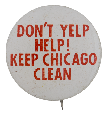 Don't Yelp Help Chicago Button Museum