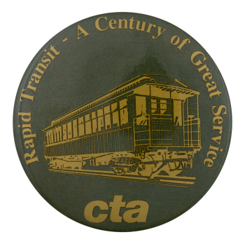 Rapid Transit Century Chicago Button Museum