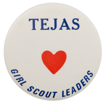 Tejas Girl Scout Leaders Club Busy Beaver Button Museum