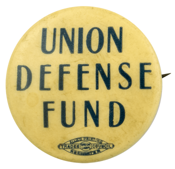 Union Defense Fund Club Busy Beaver Button Museum
