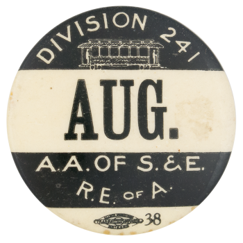Amalgamated Association Of Street And Electric Railway Club Button Museum