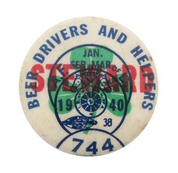 Beer Drivers and Helpers Club Button Museum