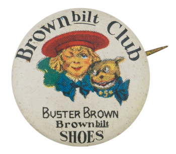 Buster Brown Bilt Club Club Button Museum