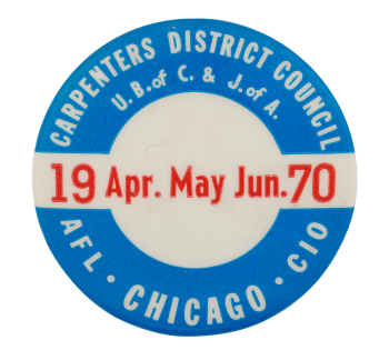 Carpenters District Council Club Button Museum