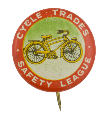 Cycle Trades Safety League Club Button Museum