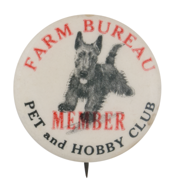 Farm Bureau Pet and Hobby Club Club Button Museum