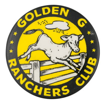 Golden G Ranchers Club Club Button Museum