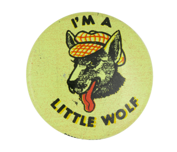 I'm a Little Wolf Club Button Museum