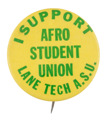 Lane Tech Afro Student Union Chicago Button Museum
