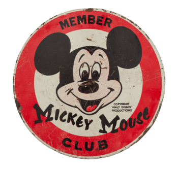 Member Mickey Mouse Club Club Busy Beaver Button Museum
