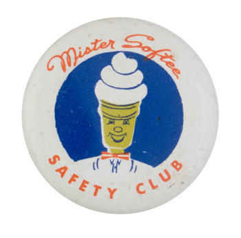 Mister Softee Safety Club Button Museum