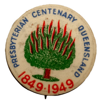 Presbyterian Centenary Queensland Club Busy Beaver Button Museum