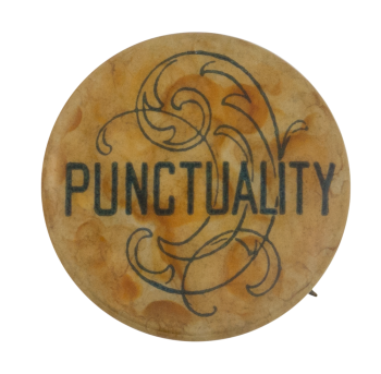 Punctuality Club Button Museum