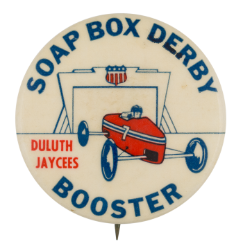 Soap Box Derby Booster Club Button Museum