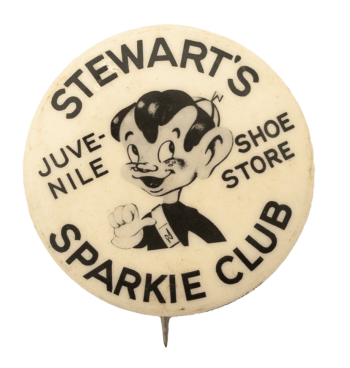 Stewart's Sparkie Club Club Busy Beaver Button Museum