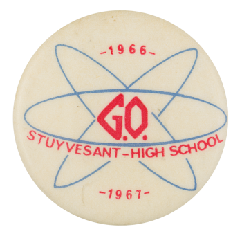 Stuyvesant High School G.O. 1966 Club Button Museum