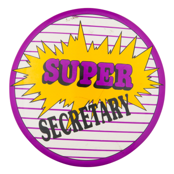 Super Secretary Club Button Museum