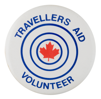 Travelers Aid Volunteer Club Button Museum
