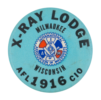 X-Ray Lodge 1916 Club Button Museum
