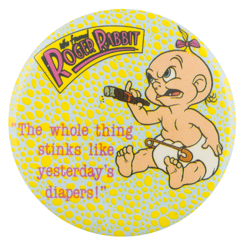 Baby Herman Who Framed Roger Rabbit Entertainment Busy Beaver Button Museum