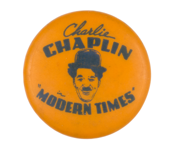 Charlie Chaplin Modern Times Entertainment Busy Beaver Button Museum