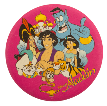 Disney's Aladdin Entertainment Busy Beaver Button Museum