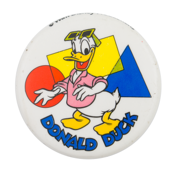 Donald Duck Entertainment Busy Beaver Button Mueum