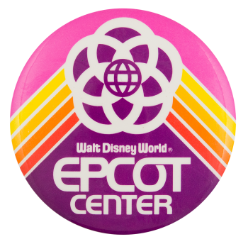 Epcot Center Pink Entertainment Button Museum
