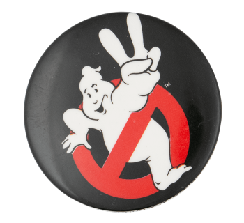 Ghostbusters II Black Entertainment Button Museum