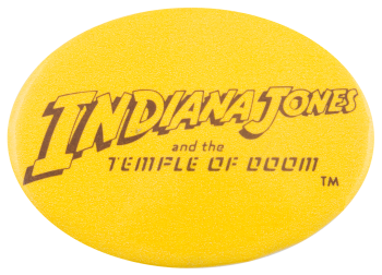 Indiana Jones and The Temple of Doom Entertainment Busy Beaver Button Museum