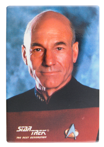 Jean Luc Picard Star Trek Entertainment Busy Beaver Button Museum