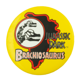 Jurassic Park Brachiosaurus Entertainment Busy Beaver Button Museum
