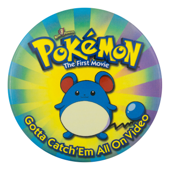 Pokémon the First Movie Entertainment Busy Beaver Button Museum
